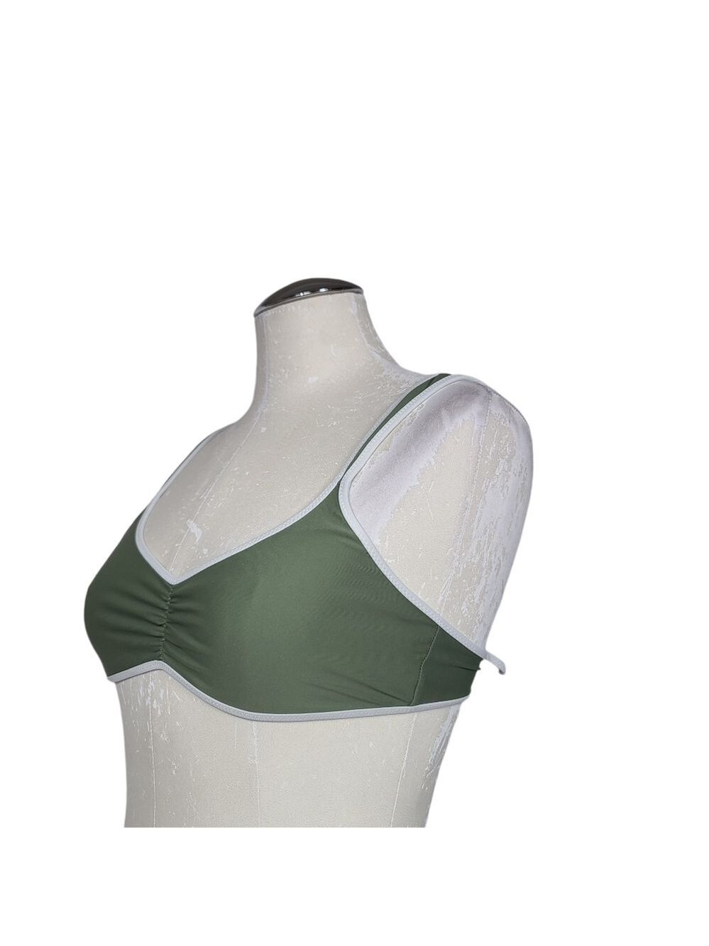 Aerie Green Scoop Bikini Top S - Picture 2 of 8